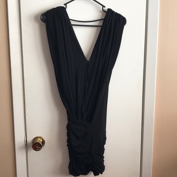 BCBG Black Criss Cross Dress NWT - Picture 1 of 5